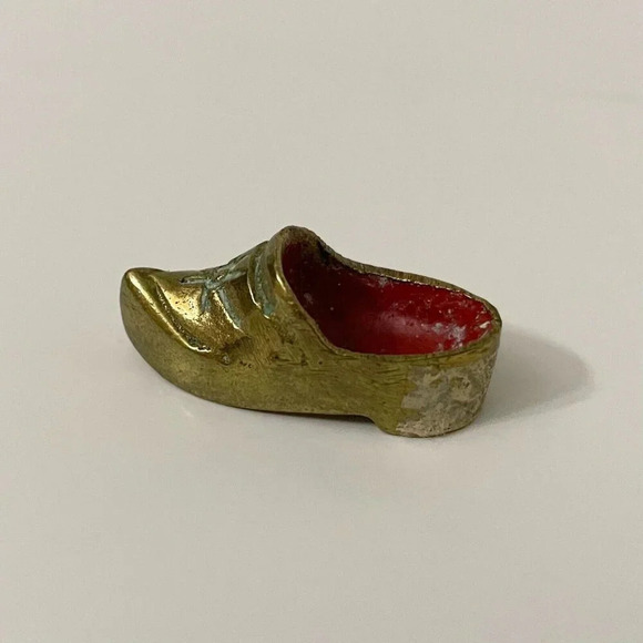 Vintage Collectible Miniature Dutch Shoe Clog Made In Belgium 1 1/4 Inch - Picture 3 of 11